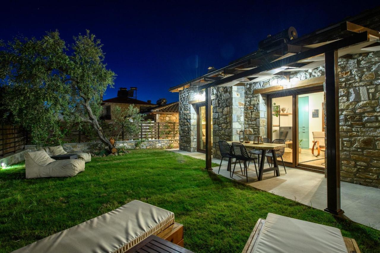 La Terra Petra Villa Skala Rachoni  Ngoại thất bức ảnh