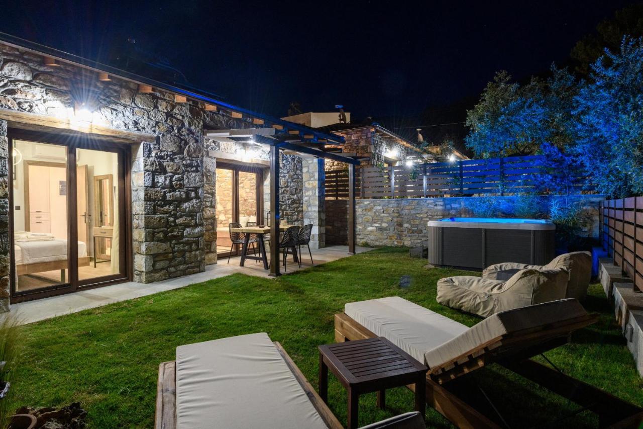 La Terra Petra Villa Skala Rachoni  Ngoại thất bức ảnh