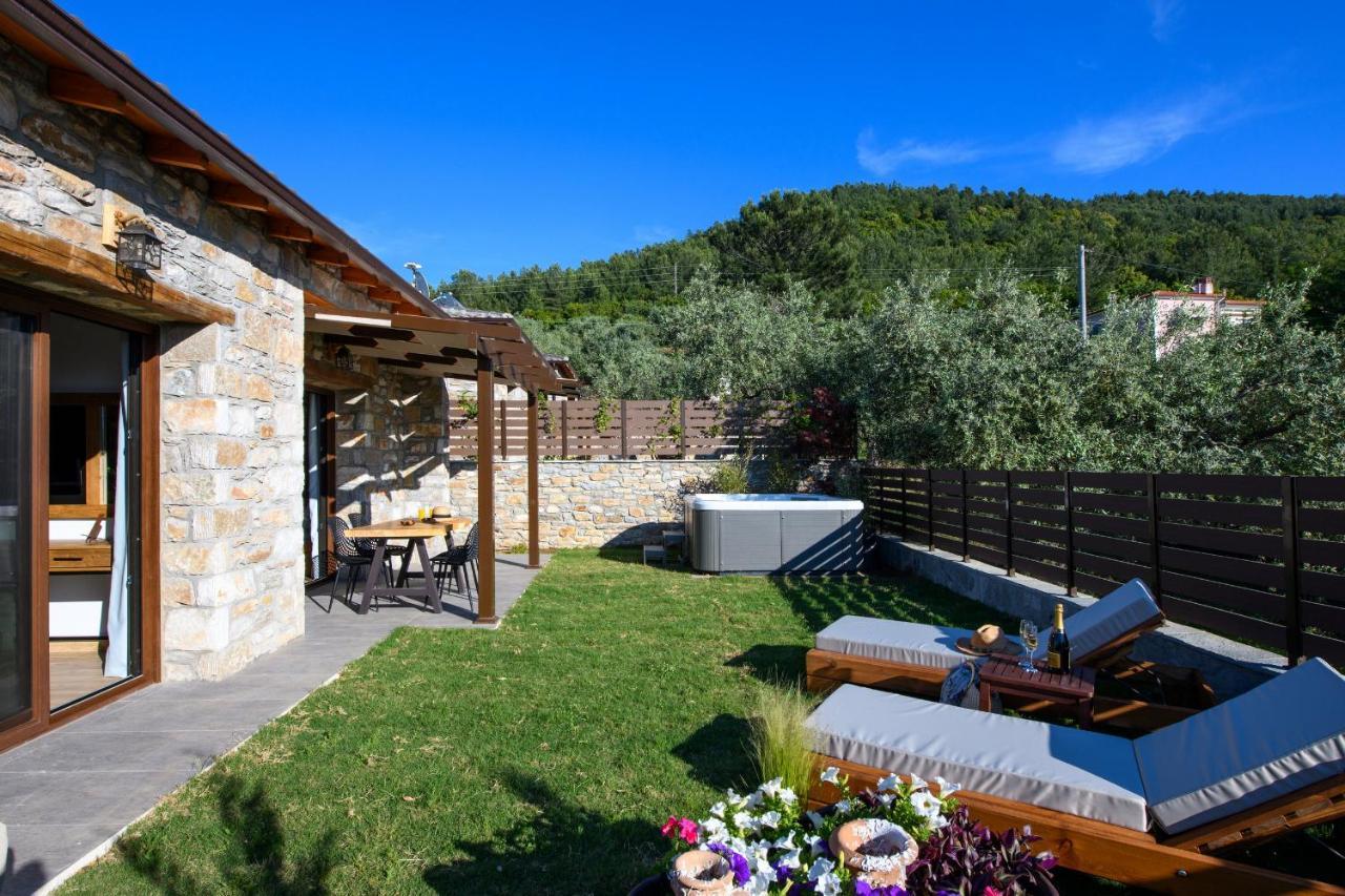 La Terra Petra Villa Skala Rachoni  Ngoại thất bức ảnh