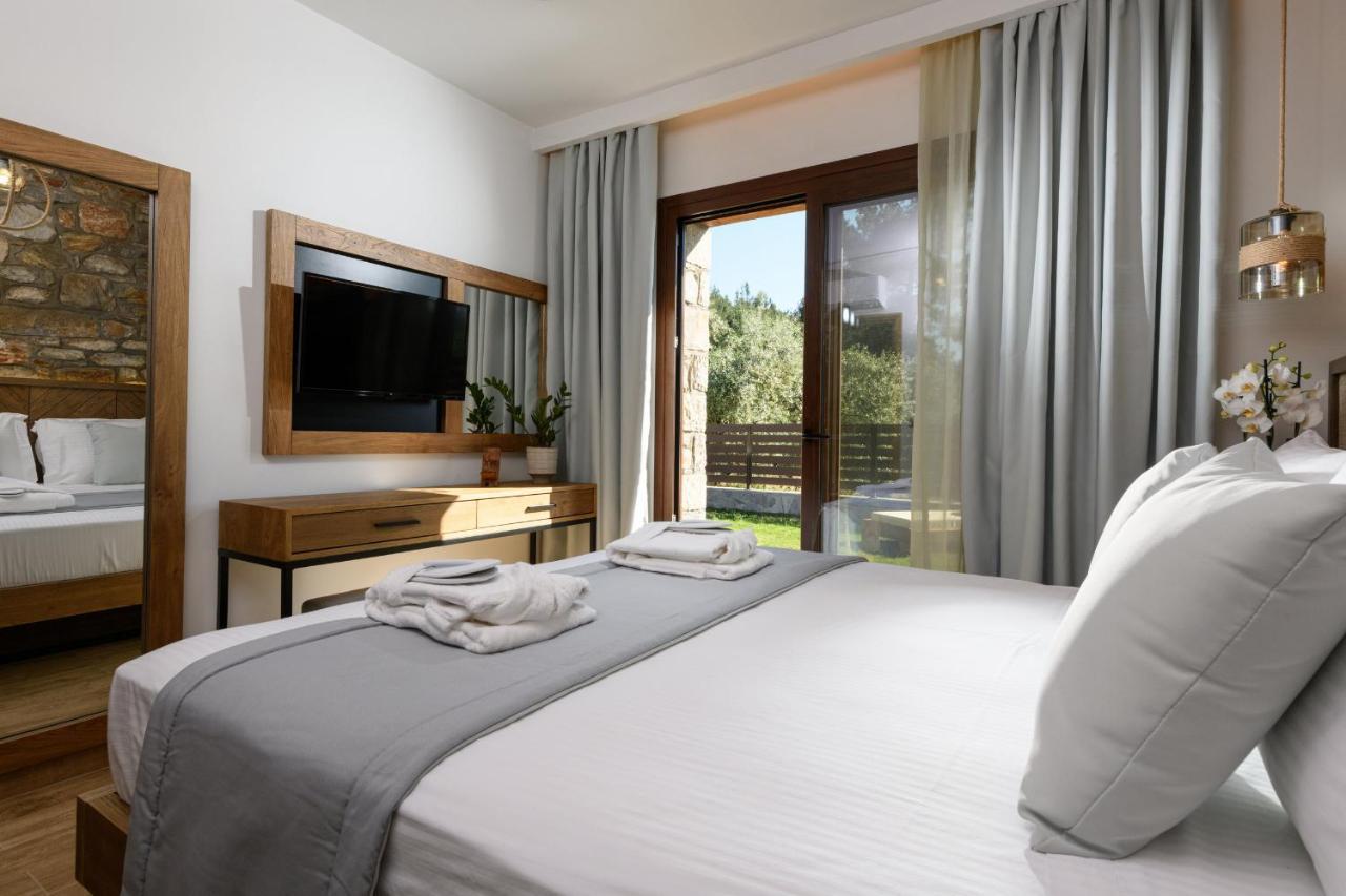 La Terra Petra Villa Skala Rachoni  Ngoại thất bức ảnh