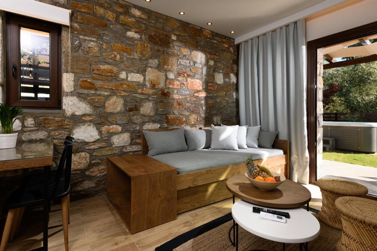 La Terra Petra Villa Skala Rachoni  Ngoại thất bức ảnh