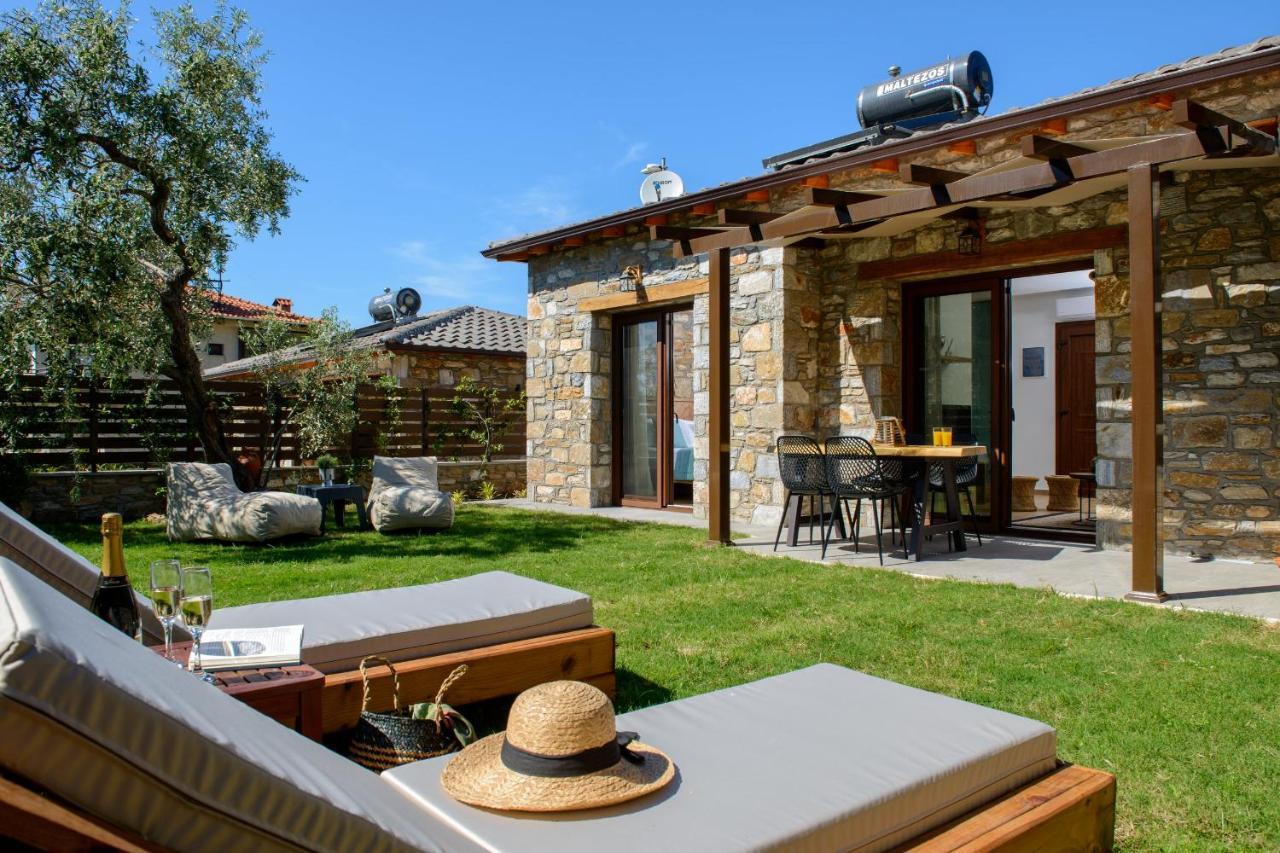 La Terra Petra Villa Skala Rachoni  Ngoại thất bức ảnh
