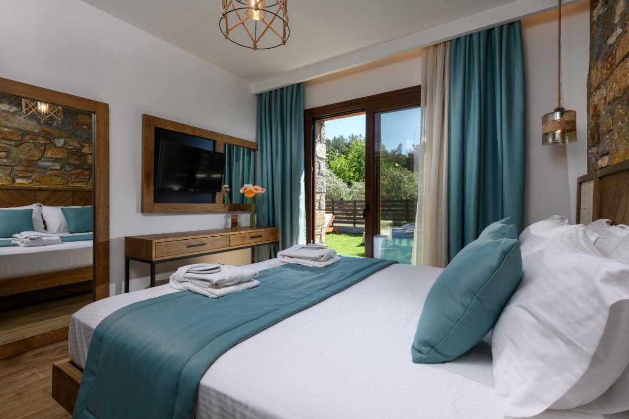 La Terra Petra Villa Skala Rachoni  Ngoại thất bức ảnh