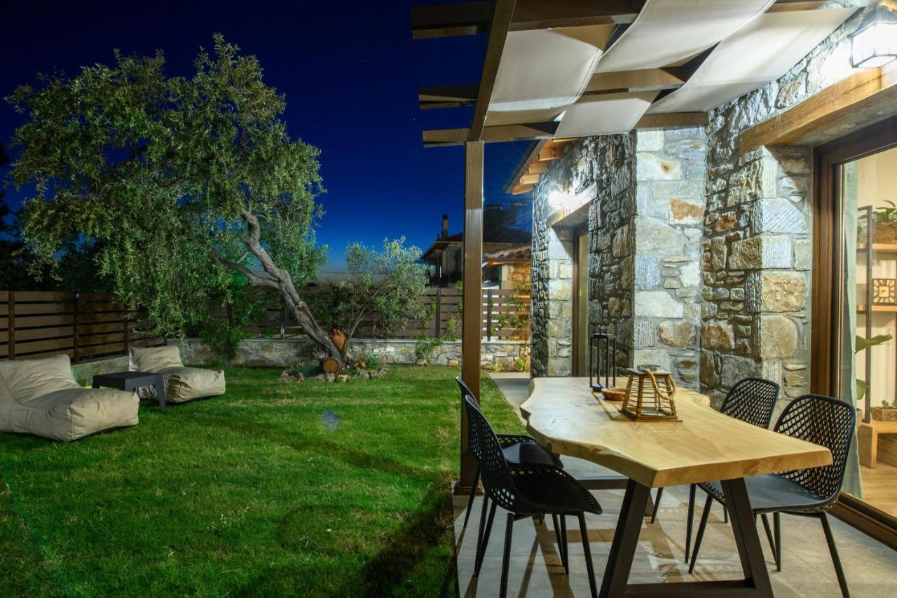 La Terra Petra Villa Skala Rachoni  Ngoại thất bức ảnh
