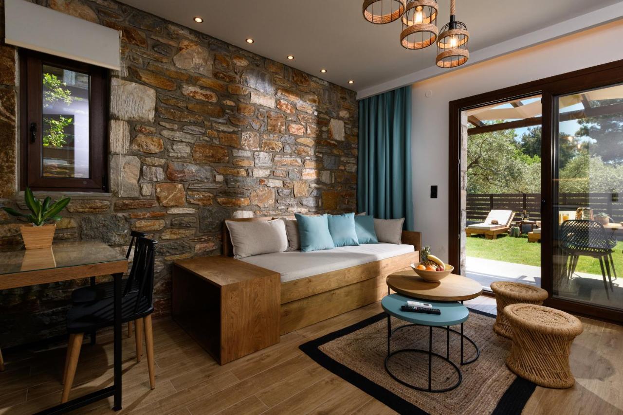 La Terra Petra Villa Skala Rachoni  Ngoại thất bức ảnh