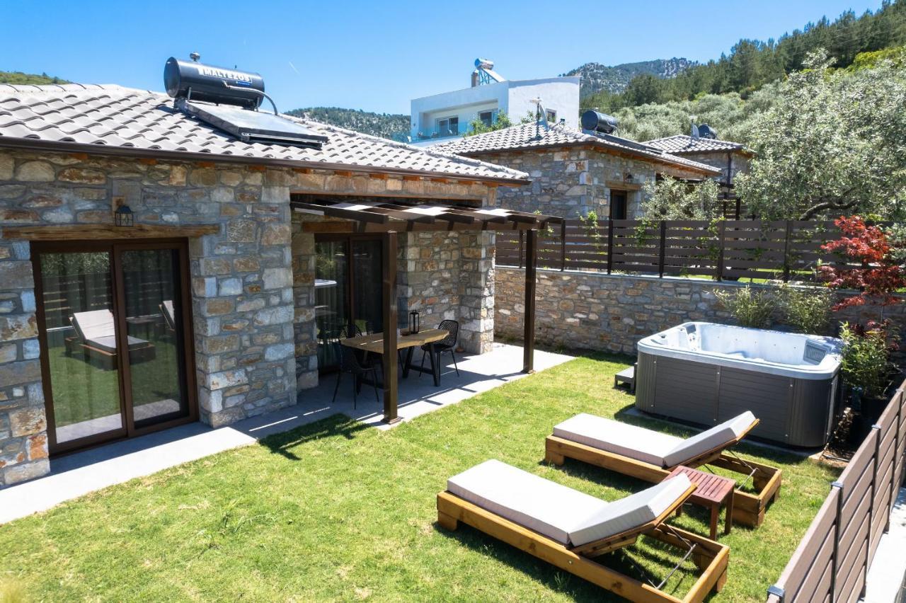 La Terra Petra Villa Skala Rachoni  Ngoại thất bức ảnh