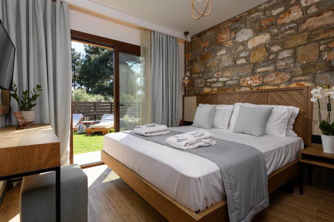 La Terra Petra Villa Skala Rachoni  Ngoại thất bức ảnh