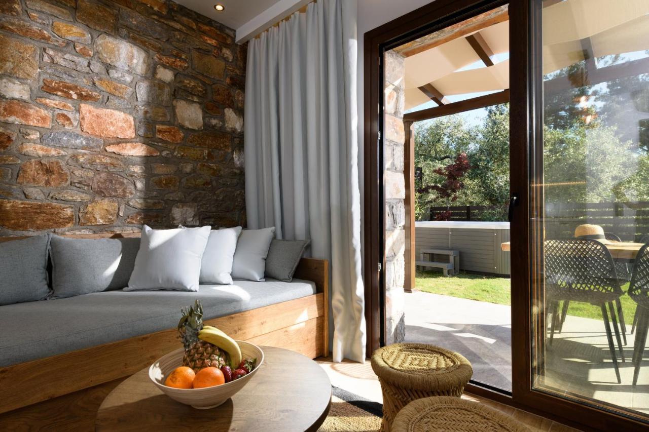 La Terra Petra Villa Skala Rachoni  Ngoại thất bức ảnh